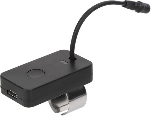 مصباح إبهام الأذن قابل لإعادة الشحن من Aramox USB خفيف الوزن ومريح أداة تنظيف الأذن ضوء أبيض لجميع الأعمار من سبائك البلاستيك (أسود) in Kuwait