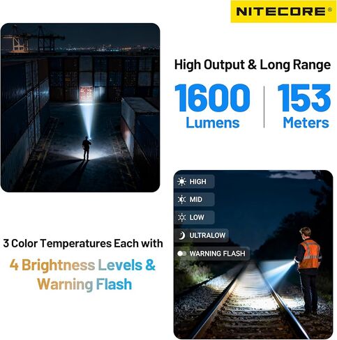 Nitecore EDC09 High CRl ثلاثة ألوان درجات حرارة قابلة للتعديل زاوية EDC مصباح يدوي العلامة in Kuwait