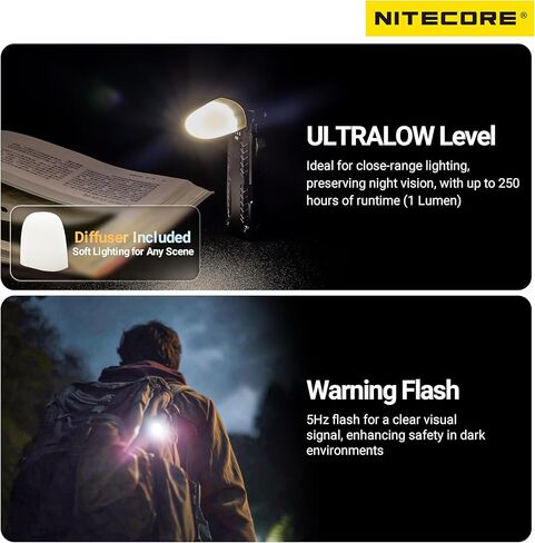 Nitecore EDC09 High CRl ثلاثة ألوان درجات حرارة قابلة للتعديل زاوية EDC مصباح يدوي العلامة in Kuwait