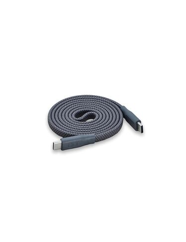 CIO Magnetic Self-Coiling USB-C to USB-C Cable 240W 3.3ft, Flat Spiral Design, PD 3.1 Fast Charging, 480Mbps Data Transfer, iPhone 17/16/15 / MacBook Pro Air/iPad/Galaxy/Pixel – Charcoal in Kuwait