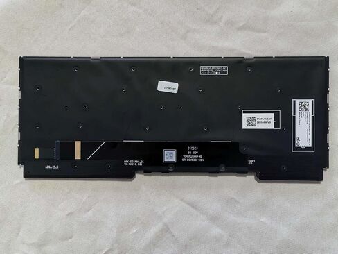 لوحة مفاتيح بديلة جديدة بإضاءة خلفية أمريكية لأجهزة الكمبيوتر المحمول DELL G16 7620 7630 7625 7635 Series باللون الأسود مع إضاءة خلفية ملونة RGB [لوحة مفاتيح غير ميكانيكية] in Kuwait