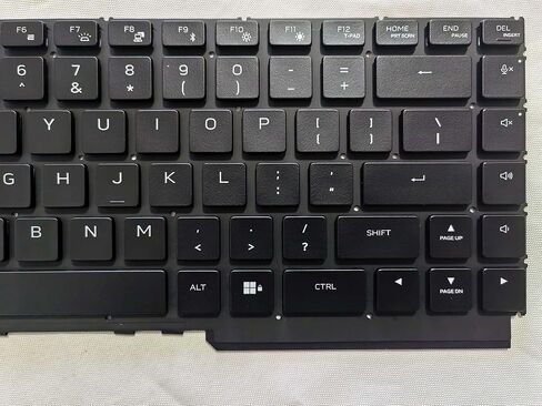 لوحة مفاتيح بديلة جديدة بإضاءة خلفية أمريكية لأجهزة الكمبيوتر المحمول DELL G16 7620 7630 7625 7635 Series باللون الأسود مع إضاءة خلفية ملونة RGB [لوحة مفاتيح غير ميكانيكية] in Kuwait