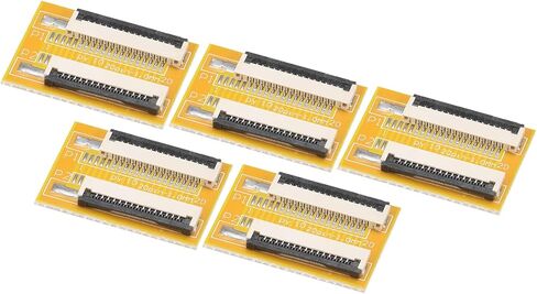 MECCANIXITY FFC FPC لوحة تمديد PCB ممتدة بسحاب HDD موصل 15 دبوس 1.0 مم جانب واحد لكاميرا طابعة LCD ثلاثية الأبعاد DVD TV كمبيوتر محمول حزمة من 5 in Kuwait