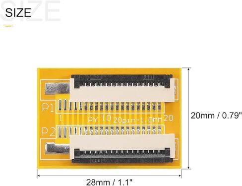 MECCANIXITY FFC FPC لوحة تمديد PCB ممتدة بسحاب HDD موصل 15 دبوس 1.0 مم جانب واحد لكاميرا طابعة LCD ثلاثية الأبعاد DVD TV كمبيوتر محمول حزمة من 5 in Kuwait