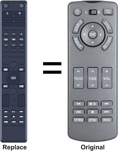 جهاز تحكم عن بعد بديل ZWP مناسب لكزس RX350 RX450h GX460 LX570 2015-2019 خلفي DVD الترفيه 86170 60090 in Kuwait