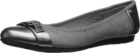 Anne Klein Women’s Able Comfortable Ballet Flat, Black Multi Fabric, 5.5 W US in Saudi Arabia