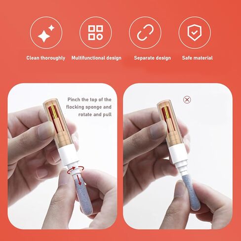 Gavigain Earbuds Cleaning Kit Multifunctional Cleaner Pen Keycap Puller Laptop Keyboard Phone Cleaner Portable Convenient in Kuwait