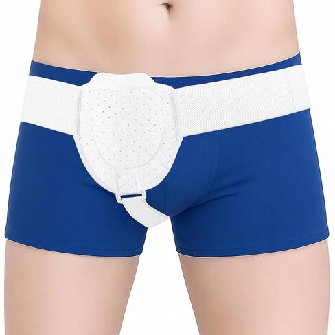 Hernia Belts for Men Inguinal, Adjustable Inguinal Hernia Support for Men Suit Both Left And Right Side, Hernia Truss Provides Concealed And Comfortable Support With Removable Compression Pads,Black in Kuwait