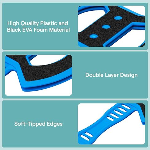 SereneLife 8-Piece Replacement Axes, Compatible with SLAXE08 Axe Throwing Game Set for Adults, Backyard Target Practice, Fun Outdoor Lawn Games & Adult Game for Parties (Red & Blue) in Kuwait