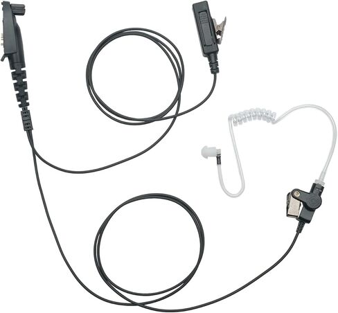 6 Pin Acoustic Tube Earpiece Headset with PTT Mic Compatible for Retc HD2 HD1 NR30 RT29 RT48 RT47 Ailunce HA1G HD1 HD2 EX500 GP328Plus Two Way Radio in Kuwait