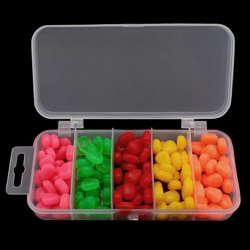 125pcs Simulation Fake Corn Soft Baits Carp Bait, 5 Colors Artificial Fake Corn Fishing Lures for Carp Trout Fishing in Kuwait