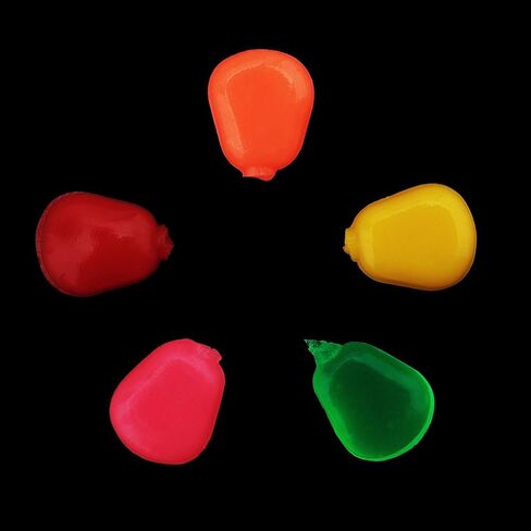 125pcs Simulation Fake Corn Soft Baits Carp Bait, 5 Colors Artificial Fake Corn Fishing Lures for Carp Trout Fishing in Kuwait