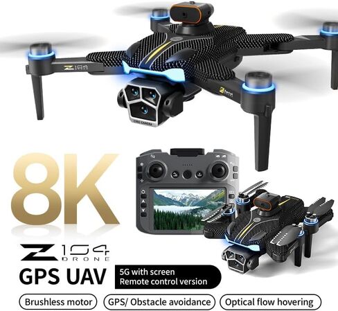 Z104 GPS Drone, Brushless Motor Drone (2 Batteries) in Kuwait