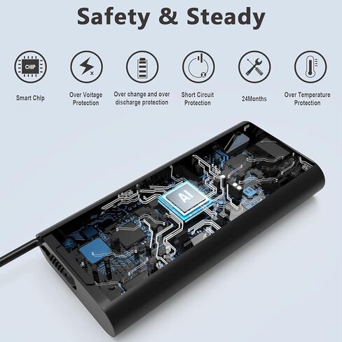 USB C Laptop Charger Compatible with HP Probook 4 G1a G1i G1q 16 14 AI PC 460 465 445 440 G11 Power Supply Adapter Cord in Kuwait