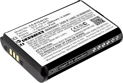 1600mAh/6.08Wh SCP-73LBPS Battery Replacement for K'yocera DuraXV Extreme,DuraXE Epic,DuraXV Extreme +,DuraXA Equip,E4831,E4810,E4830,E4811 in Kuwait
