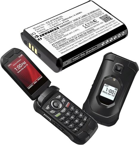 1600mAh/6.08Wh SCP-73LBPS Battery Replacement for K'yocera DuraXV Extreme,DuraXE Epic,DuraXV Extreme +,DuraXA Equip,E4831,E4810,E4830,E4811 in Kuwait