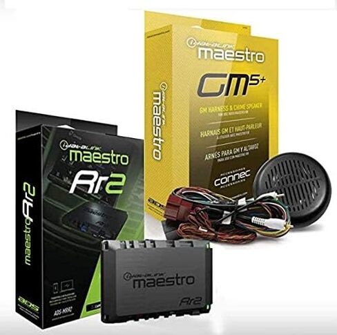 Maestro RR ADS-MRR2 Universal Radio Replacement & Steering Wheel Interface Bundled with + (1) iDatalink HRN-RR-GM5 Integration Adapter fits 2006-up GM Vehicles in Kuwait