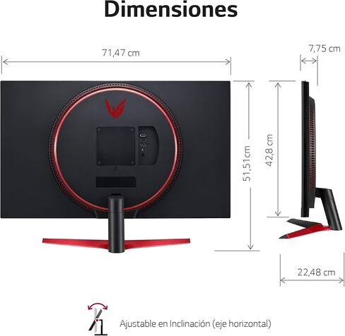 LG Ultragear 32GN600-B - LED-Monitor - QHD - 80 cm (32") in Kuwait