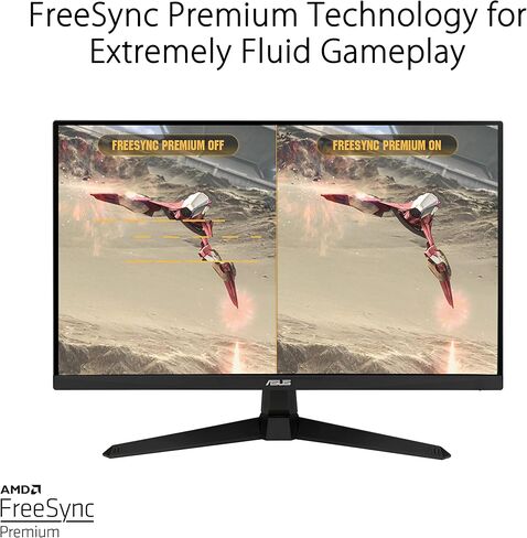 شاشة الألعاب ASUS TUF Gaming مقاس 27 بوصة بدقة 1080 بكسل (VG277Q1A) - دقة عالية كاملة، 165 هرتز (تدعم 144 هرتز) (متجددة) in Kuwait