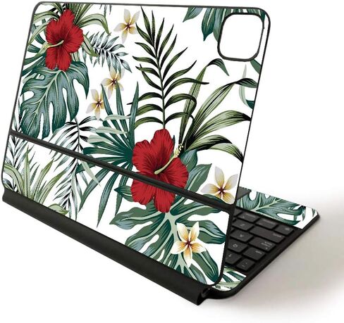 غلاف MightySkins متوافق مع Magic Keyboard iPad Pro مقاس 11 بوصة (2020) - الكركديه الاستوائي | غطاء ملتف واقٍ ومتين وفريد ​​من نوعه من الفينيل | سهل التطبيق وتغيير النمط | صنع في الولايات المتحدة الأمريكية in Kuwait