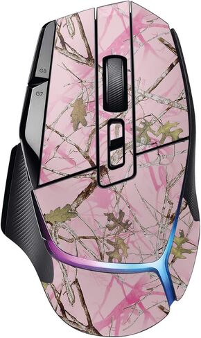 غلاف MightySkins متوافق مع Logitech G502 X Plus - مخفي وردي | غطاء ملتف واقٍ ومتين وفريد ​​من نوعه من الفينيل | سهل التطبيق والإزالة وتغيير الأنماط | صنع في الولايات المتحدة الأمريكية in Kuwait