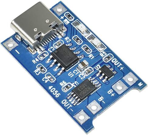 Diymore 20pcs TP4056 Type-C USB 5V 1A 18650 Lithium Battery Charger Module Charging Board with Dual Protection Functions in Kuwait
