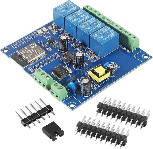 التيار المتناوب/تيار مستمر إمدادات الطاقة ESP32 مجلس التنمية مجلس التنمية للبرمجة اللاسلكية واي فاي 4 قناة قناة 5 فولت وحدة التتابع ESP32-WROOM-32E لاردوينو التيار المتناوب 90-250 فولت/تيار مستمر 7-30 فولت in Kuwait