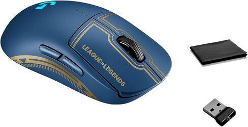 ماوس الألعاب اللاسلكي Logitech G Pro - إصدار League of Legends - مستشعر Hero 25K، سرعة الضوء، أزرار قابلة للبرمجة، Lightsync RGB، مصمم للاعبي League of Legends (متجدد) in Kuwait