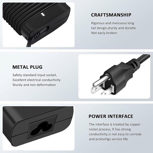 شاحن كمبيوتر محمول USB من النوع C بقدرة 65 وات لشاحن Dell USB C، شاحن كمبيوتر محمول Dell لأجهزة Latitude 5420 7420 5520، Inspiron 16 7620 2 في 1، XPS 12 9520، XPS 13 9350 LA65NM190 HA65NM190 LA65NM170 in Kuwait
