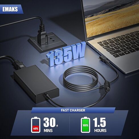 135W شاحن لشركة أيسر نيترو V 5 14 15 16 16S 17 AI الألعاب كمبيوتر محمول ANV15 ANV16 ANV17 AN515:ANV15-52-76NK 52-586Z 52-98KV ANV15-51 ANV16S-41-R2AJ ANV17-41 AN515-55-59KS AN515-54/55/53/44/51/41/43/45/56 in Kuwait