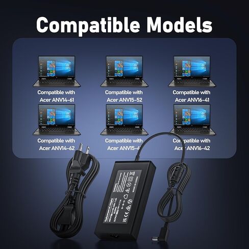 135W شاحن لشركة أيسر نيترو V 5 14 15 16 16S 17 AI الألعاب كمبيوتر محمول ANV15 ANV16 ANV17 AN515:ANV15-52-76NK 52-586Z 52-98KV ANV15-51 ANV16S-41-R2AJ ANV17-41 AN515-55-59KS AN515-54/55/53/44/51/41/43/45/56 in Kuwait