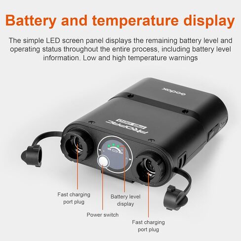 FOMITO GODOX PB960 Portable Extended Flash Power Battery Pack Kit Dual Output for Canon 600EX, 580EX II, 550EX, 430EZ, for Godox Yongnuo Flashes, for TT685 AD360II AD360 AD180 in Saudi Arabia