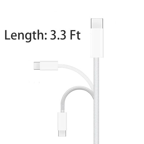 3.3 Ft Carplay USB-C Woven Cable for iPhone 17 17 Air 16 16E 15 Pro Max Plus Car Charging Cable USB A to USB C Wire for iPad Pro 12.9/11, iPad Air 5/4, iPad 10th Gen Car Braided Charging Cord in Kuwait
