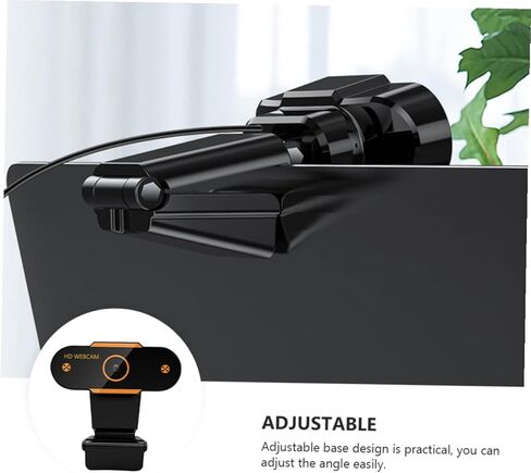 COHEALI 1080p USB Webcam with Microphone for Live Streaming and Online Classes, Plastic Laptop Camera with USB Power, High-Definition Computer Web Camera for Teaching and Video Calls in Kuwait