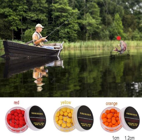 رغوة حتى Boilies، 30 قطعة/الوحدة صيد سمك الشبوط رغوة حتى الكريات الناعمة الطعوم العائمة (أصفر 10 مم) in Kuwait