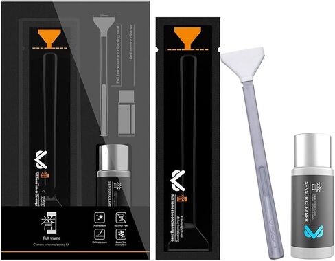 VSGO VS-S02-E APS-C Digital Camera Sensor Cleaning Kit Clean Swab × 10 with Sensor Cleaner Solution for Nikon Canon DSLR Cleaning in Saudi Arabia