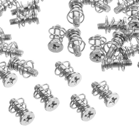 Operitacx 50pcs M2.5x9mm Metal Gpu Heatsink Spring Screws for Graphics Card Cooling, Computer Replacement Screws for PC Hardware Assembly in Kuwait