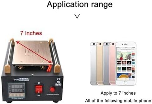 Professional LCD Screen Separator with Adjustable Temperature Control, Suitable for Mobile Phone Touch Screen Glass Repair. in Kuwait