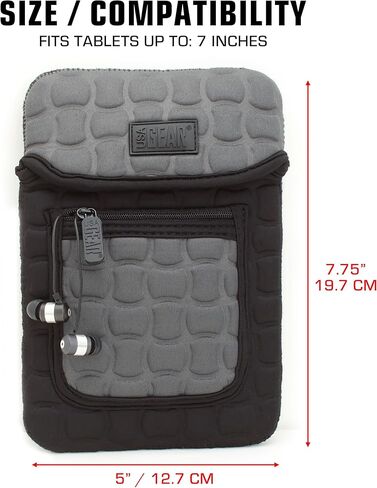 USA Gear FlexARMOR X Neoprene Tablet Sleeve Case with Carrying Handle, Shock Protection & Front Accessory Pocket – Works with Samsung Galaxy Tab E Lite 7.0, Tab S2, Tab 3 V & More Tablets! in Kuwait