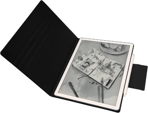 حافظة بحامل مغناطيسي لجهاز Kindle Scribe 2025 (الجيل الثالث) مقاس 11 بوصة وKindle Scribe Colorsoft 2025، غطاء فوليو خفيف الوزن مع خاصية التنبيه/النوم التلقائي، وإبزيم قلم (غابة ضبابية) in Kuwait