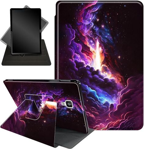 جراب لهاتف Samsung Galaxy Tab A 8.0 2017 موديل T380/T385، غطاء واقٍ بحامل دوار 360 درجة لجهاز Galaxy Tab A 8.0 بوصة SM-T380/T385 إصدار 2017، سماء مرصعة بالنجوم الكونية in Kuwait