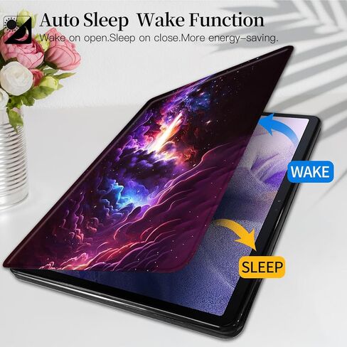 جراب لهاتف Samsung Galaxy Tab A 8.0 2017 موديل T380/T385، غطاء واقٍ بحامل دوار 360 درجة لجهاز Galaxy Tab A 8.0 بوصة SM-T380/T385 إصدار 2017، سماء مرصعة بالنجوم الكونية in Kuwait