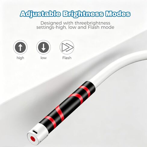 Bendable LED Flashlight Stick, 28.7" Rechargeable Flexible Work Light – High Lumen, 3 Lighting Modes for Auto Repairs, Inspections & Tight Spaces in Kuwait