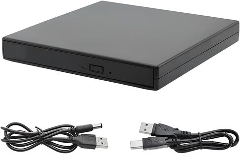 External DVD Drive for Laptop, CD Optical Drive, Portable DVD CD ROM Writer for Laptop Desktop PC in Kuwait