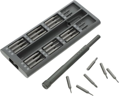 UKCOCO 48-in-1 Precision Electronics Repair Kit with Multi-function Screwdriver Set, Disassembly Tools for Laptop and Household Maintenance, Gray Hand Tool Kit for DIY Repair Tasks in Kuwait