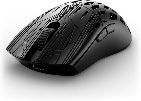 PWNAGE Trinity Wireless Gaming Mouse 8kHz - 39 Grams Ultralight Esports Pro Gamer Flawless Professional Custom Xero PAW3950 Optical Sensor 36,000 DPI - 8000Hz -100% PTFE Skates - Solid Side Black in Kuwait