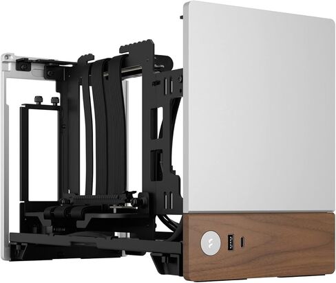 تصميم فركتال Terra Silver Mini ITX SFX Power متوافق مع حافظة الكمبيوتر باللون الفضي FD-C-TER1N-02 CS8274 in Kuwait