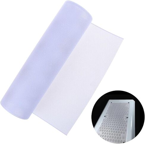 White Computer Mesh Case Fan Cooler PVC Dust Filter Case Dustproof Cover Chassis Dust Net Magnetic Strip 30 * 100cm in Kuwait