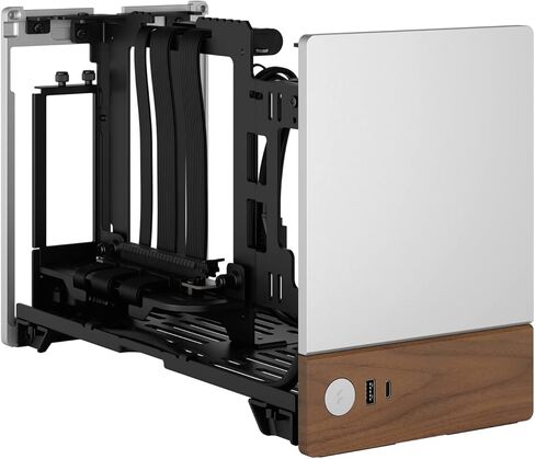 تصميم فركتال Terra Silver Mini ITX SFX Power متوافق مع حافظة الكمبيوتر باللون الفضي FD-C-TER1N-02 CS8274 in Kuwait