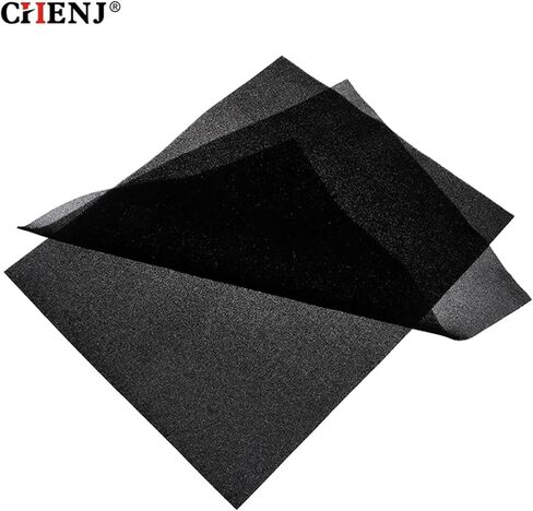 DIY 500 * 400 * 3mm/5mm Computer Mesh Sponge PC Case Fan Cooler Black Dust Filter Case Dustproof Cover Chassis Dust Cover 40PPI(Small) in Kuwait
